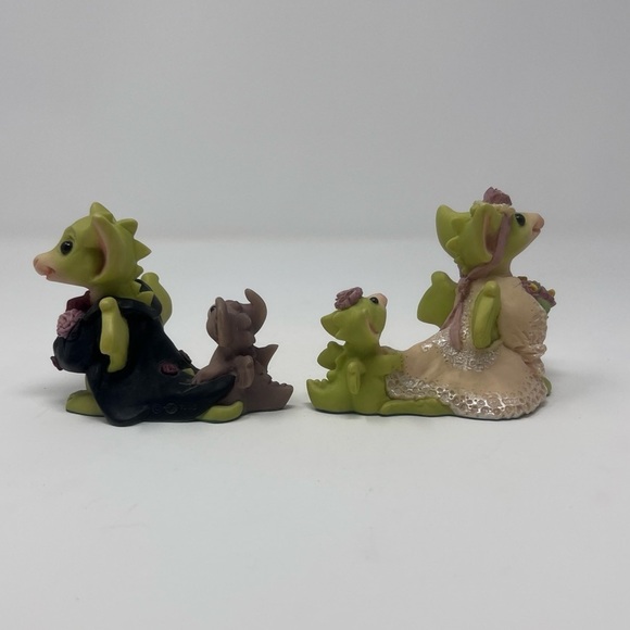 NWOB Whimsical World Of Pocket Dragon I’LL BE THE BRIDE & GROOM By Real Musgrave - Picture 3 of 7